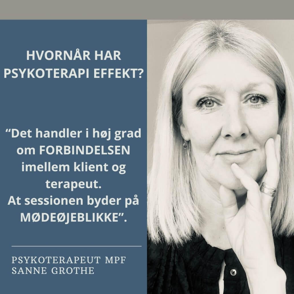 Hvornår virker psykoterapi?